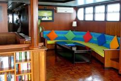 Horizon III Liveaboard - Maldives. Seating area.